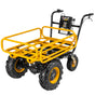 Baumr-AG 40V Battery Powered Material Handling Dumper Wheelbarrow Motorised Electric, 300kg Capacity V219-GDTPBWBM1MEA