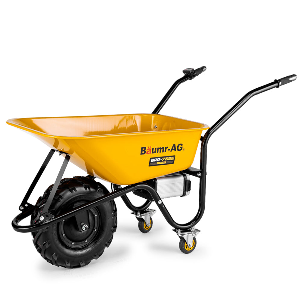 Baumr-AG 36V Battery Powered Wheelbarrow Motorised Electric, 80L Bucket Volume, 260kg Capacity V219-GDTPBWBM7CEA