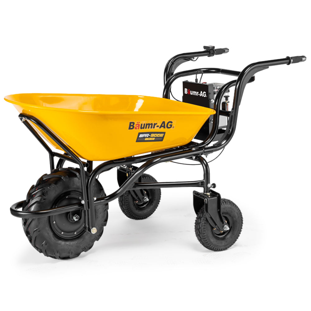 Baumr-AG 40V Battery Powered Wheelbarrow Motorised Electric, 100L Bucket Volume, 3 Wheel, 260KG, Lifting V219-GDTPBWBM9CEA