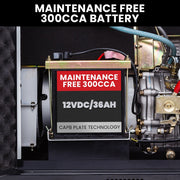 GENPOWER 8.4kW Peak 6kW Rated Commercial Diesel Generator, Electric Key Start, 6 x 15A, Single Phase V219-GEN1DS1M4BGPR