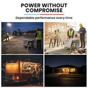 GENPOWER 6.5kW Peak 5kW Rated Diesel Inverter Commercial Generator, Electric Key Start, 2 x 15A, RCD Safety V219-GENDSLGNV5KA