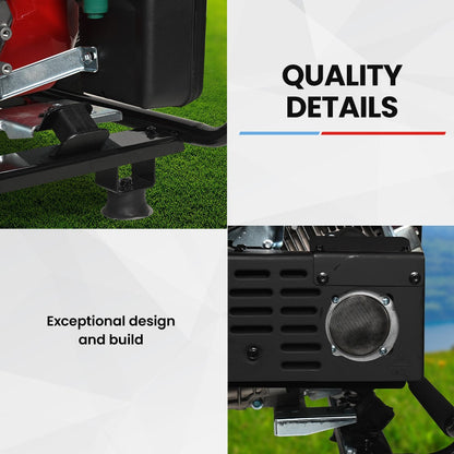 GENPOWER 3.6kW Peak 3.2kW Open Frame Inverter Generator, 2x15A, 11L Tank, Portable, Backup V219-GENINVGN36FA