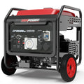 GENPOWER 8.5kW Peak 7.2kw Open Frame Inverter Generator, Push-Button Start, 2x15A, 1x32A, 20L Tank, Wheels, V219-GENPTRGN85FA