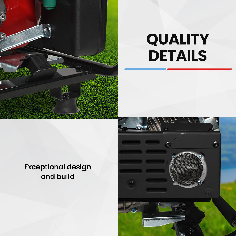 GENPOWER 8.5kW Peak 7.2kw Open Frame Inverter Generator, Push-Button Start, 2x15A, 1x32A, 20L Tank, Wheels, V219-GENPTRGN85FA