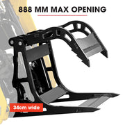 BAUMR-AG Stump Bucket Grapple Fork Accessory for BSR5000 Mini Loader Skid Steer, Quick Connect Hydraulics, V219-GSDACCPCLG4A