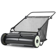 PlantCraft Push Lawn Sweeper, 26" Wide Leaf and Grass Clipping Collector V219-GSWWLKPCP26A