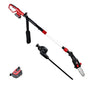 BAUMR-AG 20V SYNC Cordless Pole Saw & Hedge Trimmer Combo, 8 inch Chainsaw Pruner, Telescopic Handle, with V219-GTCCLSBMHC3A