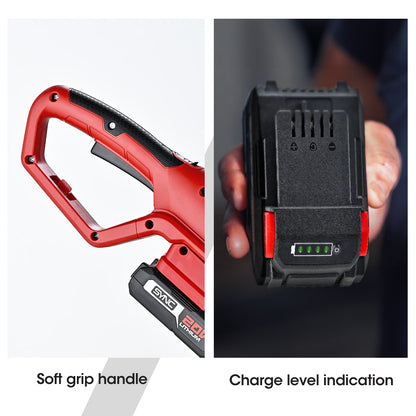 BAUMR-AG 20V SYNC Cordless Pole Saw & Hedge Trimmer Combo, 8 inch Chainsaw Pruner, Telescopic Handle, with V219-GTCCLSBMHC3A