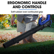 POWERBLADE 20V Leaf Blower & Line Trimmer / Edger Combo, Kit with 4.0Ah Battery & Fast Charger V219-GTCCLSPBBL2LT2A