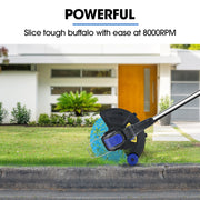 POWERBLADE 20V Leaf Blower & Line Trimmer / Edger Combo, Kit with 4.0Ah Battery & Fast Charger V219-GTCCLSPBBL2LT2A