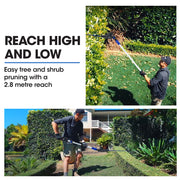 POWERBLADE 20V Cordless Pole Saw & Hedge Trimmer Combo, 8" Chainsaw Pruner & 20" Hedger, Telescopic Handle, V219-GTCCLSPBPS2PT2