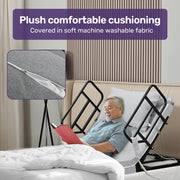 Equipmed Electric Adjustable Bed, Backrest and Leg Adjustment German-Engineered Power Lifting with Remote V219-HBRELEEQBD5A