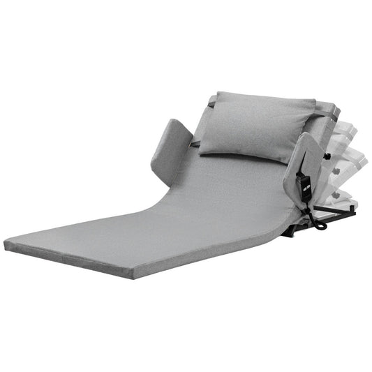 Equipmed Electric Adjustable Bed Backrest, German-Engineered Power Lifting Back Support with Remote Control, V219-HBRELEEQFL3A