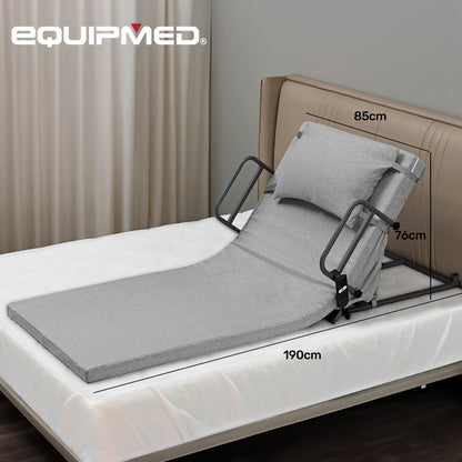 Equipmed Electric Adjustable Bed Backrest, German-Engineered Power Lifting Back Support with Remote Control, V219-HBRELEEQFL3A