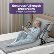 Equipmed Electric Adjustable Bed Backrest, German-Engineered Power Lifting Back Support with Remote Control, V219-HBRELEEQFL3A