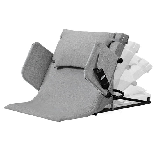 Equipmed Electric Adjustable Bed Backrest, German-Engineered Power Lifting Back Support with Remote Control, V219-HBRELEEQHL1A