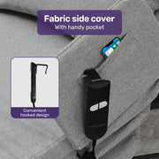 Equipmed Electric Adjustable Bed Backrest, German-Engineered Power Lifting Back Support with Remote Control, V219-HBRELEEQHL1A