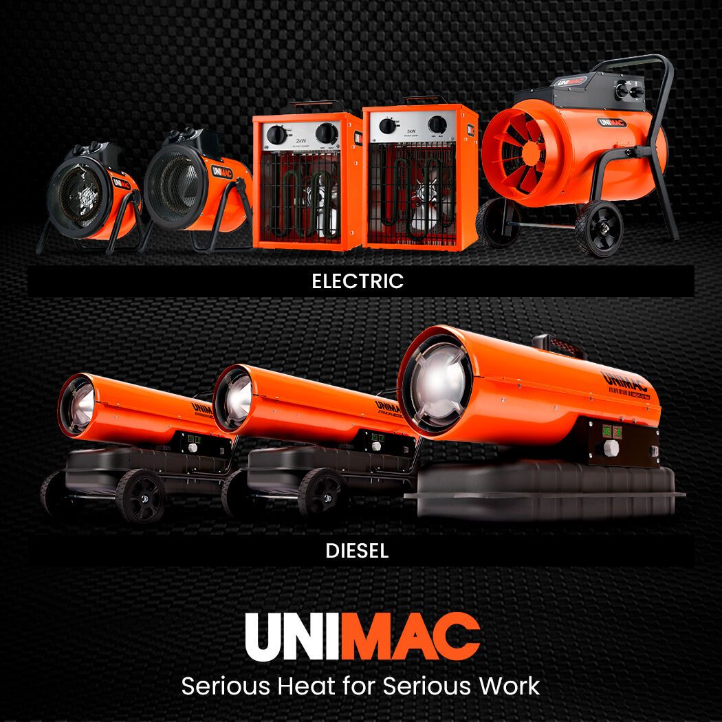 UNIMAC 3kW Electric Space Heater 15A V219-HEACHTUM6XCA