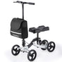 EQUIPMED Knee Scooter Walker, Disc Brake - Suspension Bag - Broken Leg Ankle Foot Mobility - Crutches V219-HELKNSEQA3SB