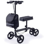 Equipmed Knee Scooter Walker, Dual Brakes - Bag - Broken Leg Ankle Foot Mobility - Crutches Alternative - V219-HELKNSEQS1KB