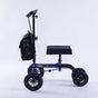 EQUIPMED Knee Scooter Walker, 10 inch Tyres Dual Brakes Bag - Broken Leg Ankle Foot Mobility - Crutches V219-HELKNSEQS2BA