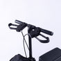 EQUIPMED Knee Scooter Walker, 10 inch Tyres Dual Brakes Bag - Broken Leg Ankle Foot Mobility - Crutches V219-HELKNSEQS2TA