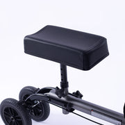 EQUIPMED Knee Scooter Walker, 10 inch Tyres Dual Brakes Bag - Broken Leg Ankle Foot Mobility - Crutches V219-HELKNSEQS2TA