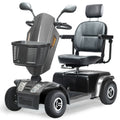 EQUIPMED Mobility Scooter, S-XXL comfortable size for all riders, 30km Max Range, 180kg capacity, Grey V219-HELMBUEQ5GYA
