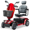 EQUIPMED VentureCruise Mobility Scooter, S-XXL comfortable size for all riders, 30km Max Range, 180kg V219-HELMBUEQ5RDA
