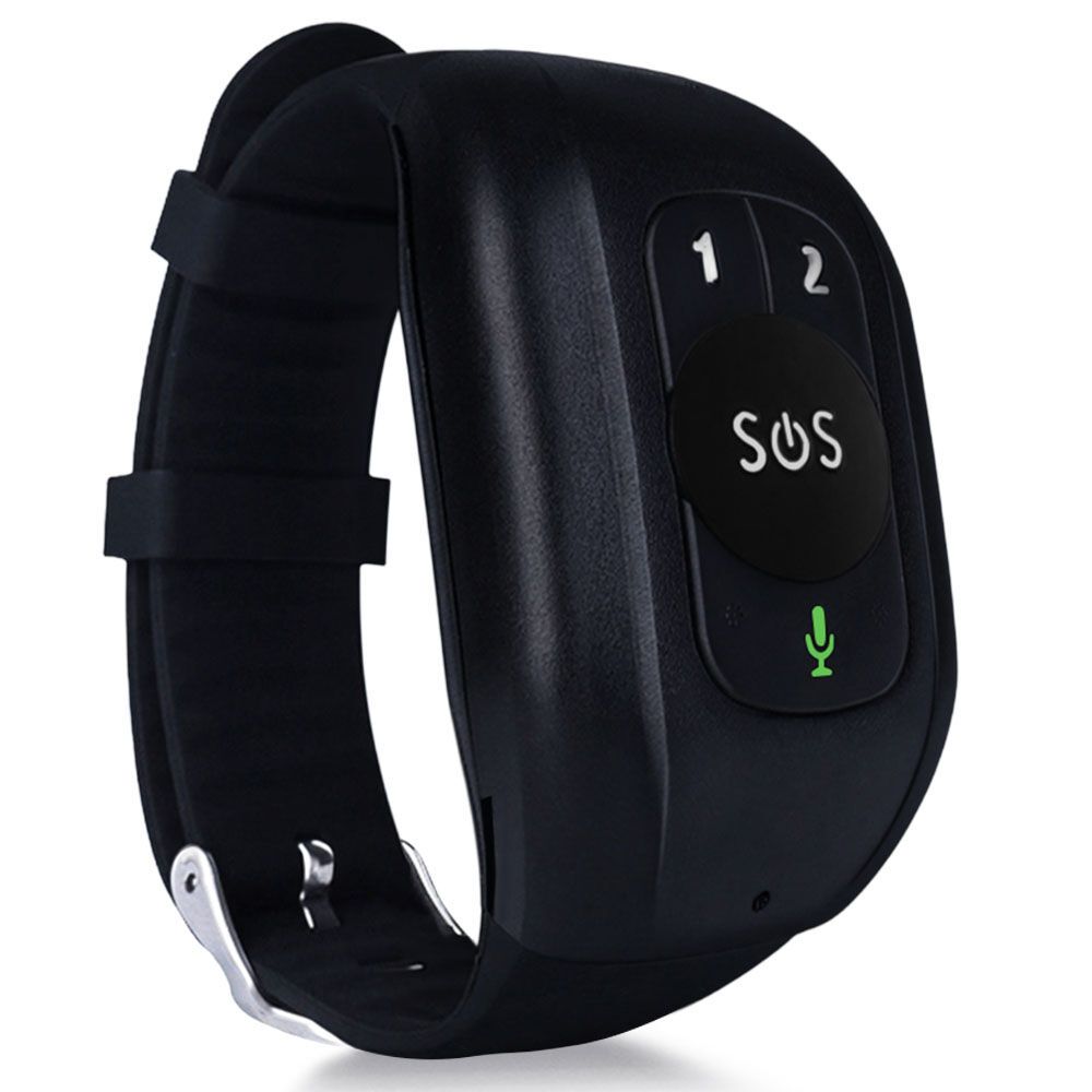 EQUIPMED GPS Fall Detection Emergency Bracelet with SOS Button, for Seniors, 2 Way Calling, Location V219-HELPMAMHPD6A