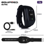 EQUIPMED GPS Fall Detection Emergency Bracelet with SOS Button, for Seniors, 2 Way Calling, Location V219-HELPMAMHPD6A