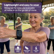 EQUIPMED GPS Fall Detection Emergency Bracelet with SOS Button, for Seniors, 2 Way Calling, Location V219-HELPMAMHPD6A