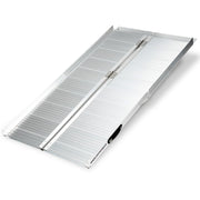 EQUIPMED 152cm Portable Folding Aluminium Access Ramp, 272kg Rated, for Wheelchair, Mobility Scooter, Rollator V219-HELRMPEQ15KA