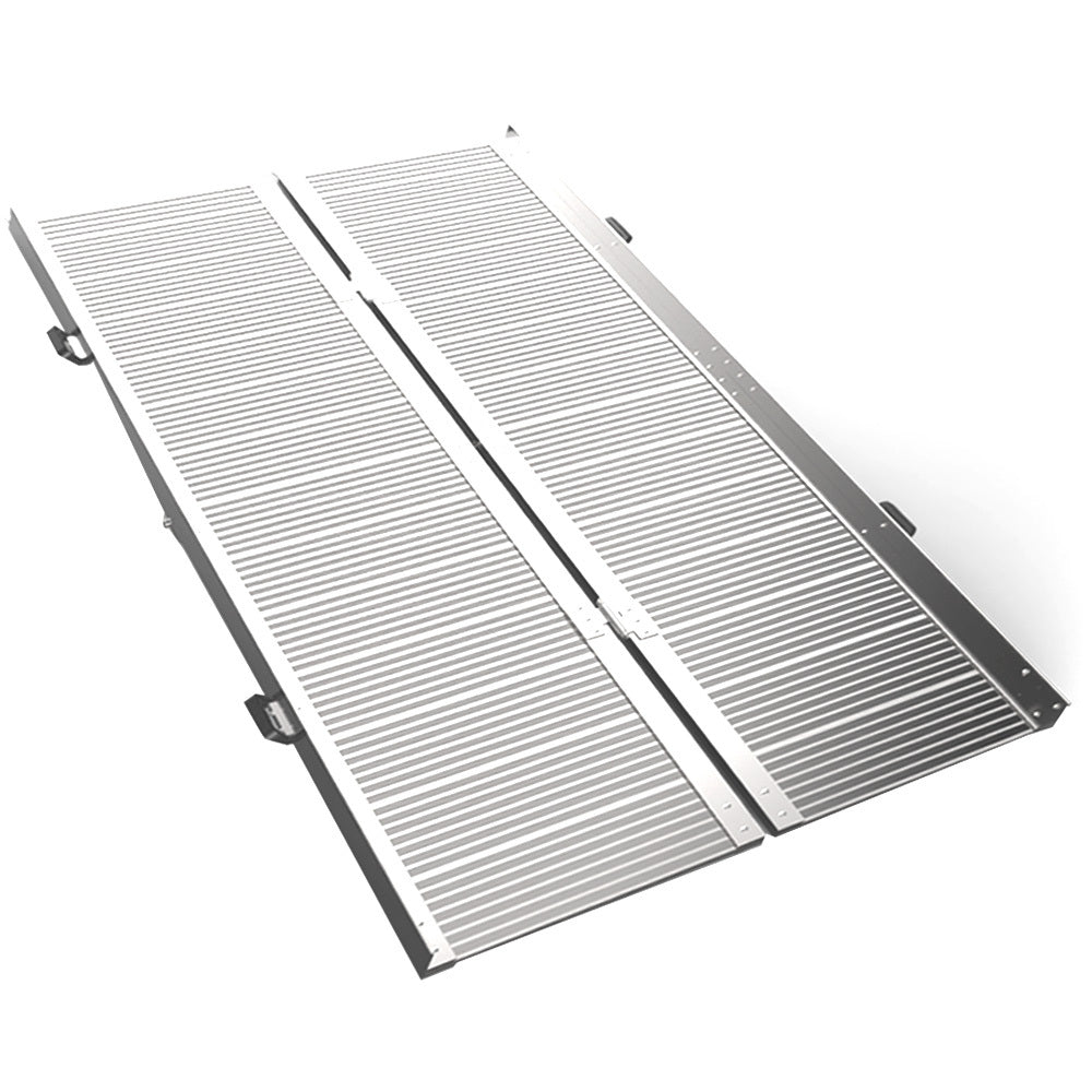 EQUIPMED 182cm Portable Folding Aluminium Access Ramp, 272kg Rated, for Wheelchair, Mobility Scooter, Rollator V219-HELRMPEQ18SA
