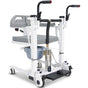 Equipmed Patient Lift Transfer Chair, Easy Hydraulic Height Adjustment, Shower Compatible, Over Toilet, V219-HELTRNEQHT5A