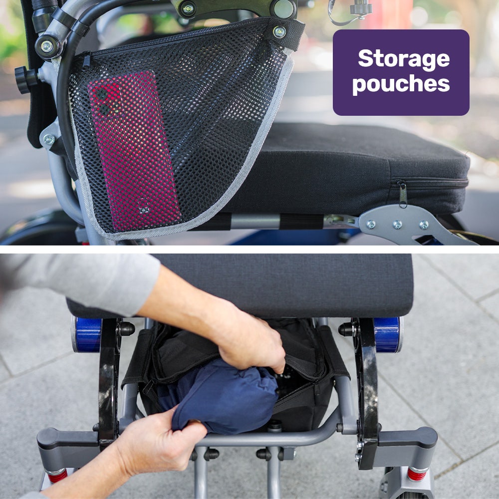 EQUIPMED Power Electric Wheelchair, Long Range, Airline Approved, Folding, Aluminium Frame, Lithium Battery, V219-HELWLCEQPKB6A