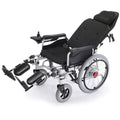 EQUIPMED Power Electric Wheelchair, XL Wide Bariatric Chair Seat, Long Range, Airline Approved, Recline V219-HELWLCEQPKK5A