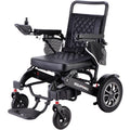 EQUIPMED Electric Folding Wheelchair, Long Range, Airline Approved, Aluminium Frame, Lithium Battery, Black V219-HELWLCEQPKK6A