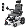 EQUIPMED Power Electric Wheelchair, Long Range, Airline Approved, Alloy, Remote Control, Lithium Battery, V219-HELWLCEQPKS8A