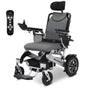 EQUIPMED Power Electric Wheelchair, Long Range, Airline Approved, Alloy, Remote Control, Lithium Battery, V219-HELWLCEQPKS8A