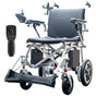 EQUIPMED Power Electric Wheelchair, Airline Approved Wheelchair, Extra Lightweight, Long Range, Lithium V219-HELWLCEQPSS7A
