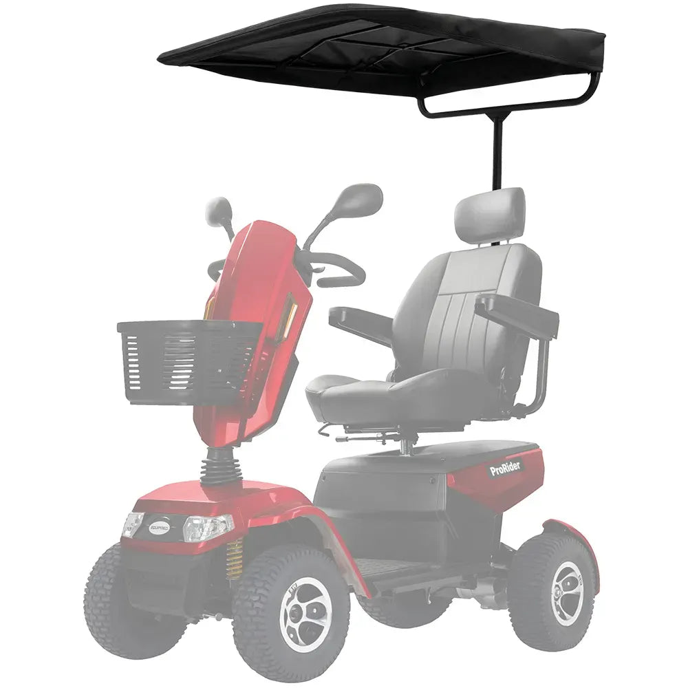EQUIPMED Sun Shade Canopy for the ProRider Mobility Scooter, with 3 Adjustable Height Levels, Black V219-HMBMSAEQC9KA