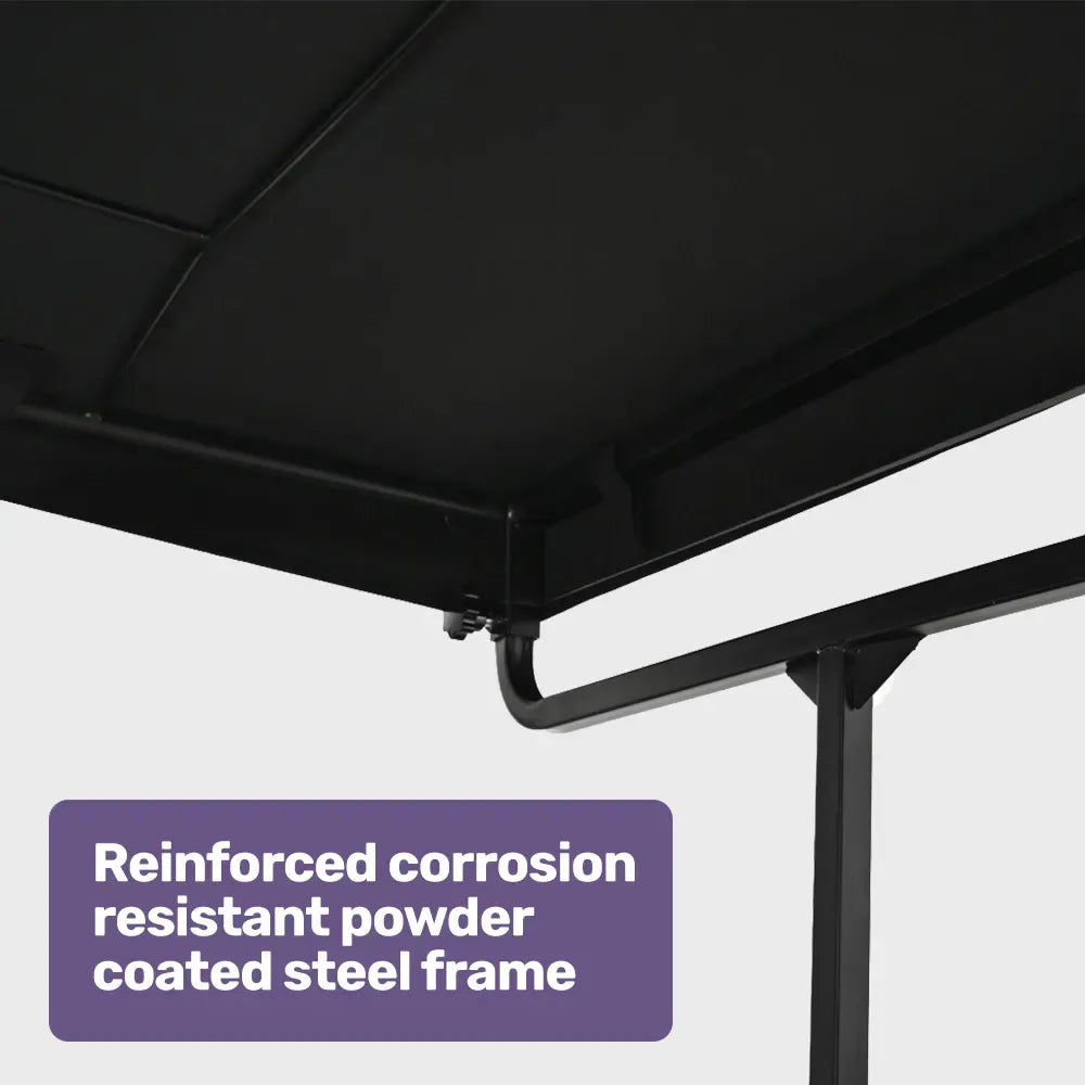 EQUIPMED Sun Shade Canopy for the ProRider Mobility Scooter, with 3 Adjustable Height Levels, Black V219-HMBMSAEQC9KA