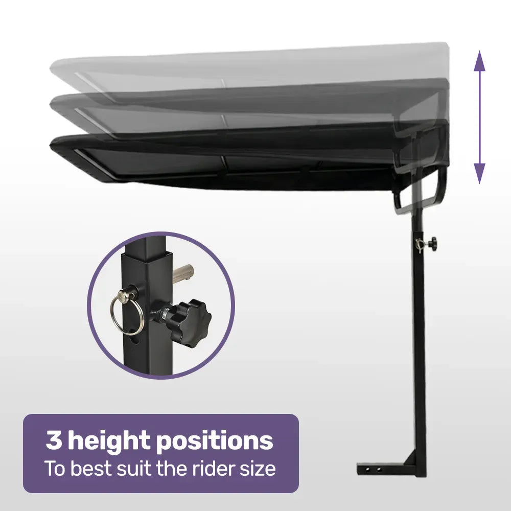 EQUIPMED Sun Shade Canopy for the ProRider Mobility Scooter, with 3 Adjustable Height Levels, Black V219-HMBMSAEQC9KA