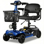 EQUIPMED FreeLite+ Mid-Sized Electric Foldable Mobility Scooter, Lithium Battery, Long Range and Easy V219-HMBMSCEQ4LBB