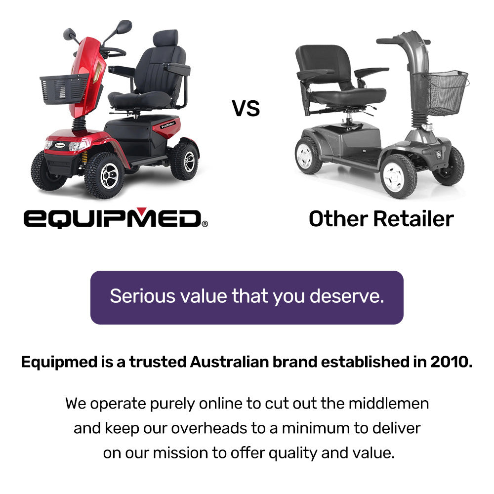 Equipmed ProRider Ultra Large-sized, High Power, Strong Climber, Varied Terrain, 200kg Capacity Mobility V219-HMBMSCEQ9RDA