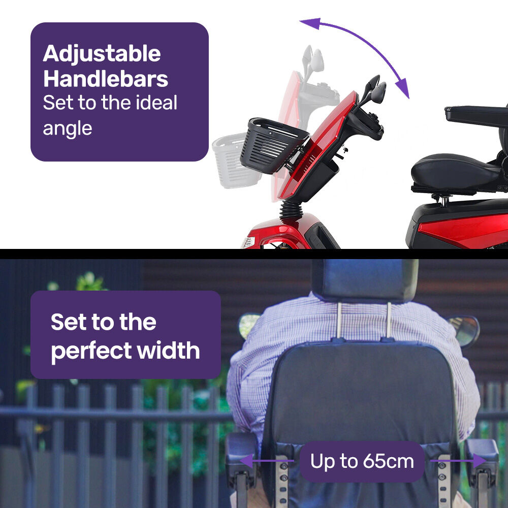 Equipmed ProRider Ultra Large-sized, High Power, Strong Climber, Varied Terrain, 200kg Capacity Mobility V219-HMBMSCEQ9RDA