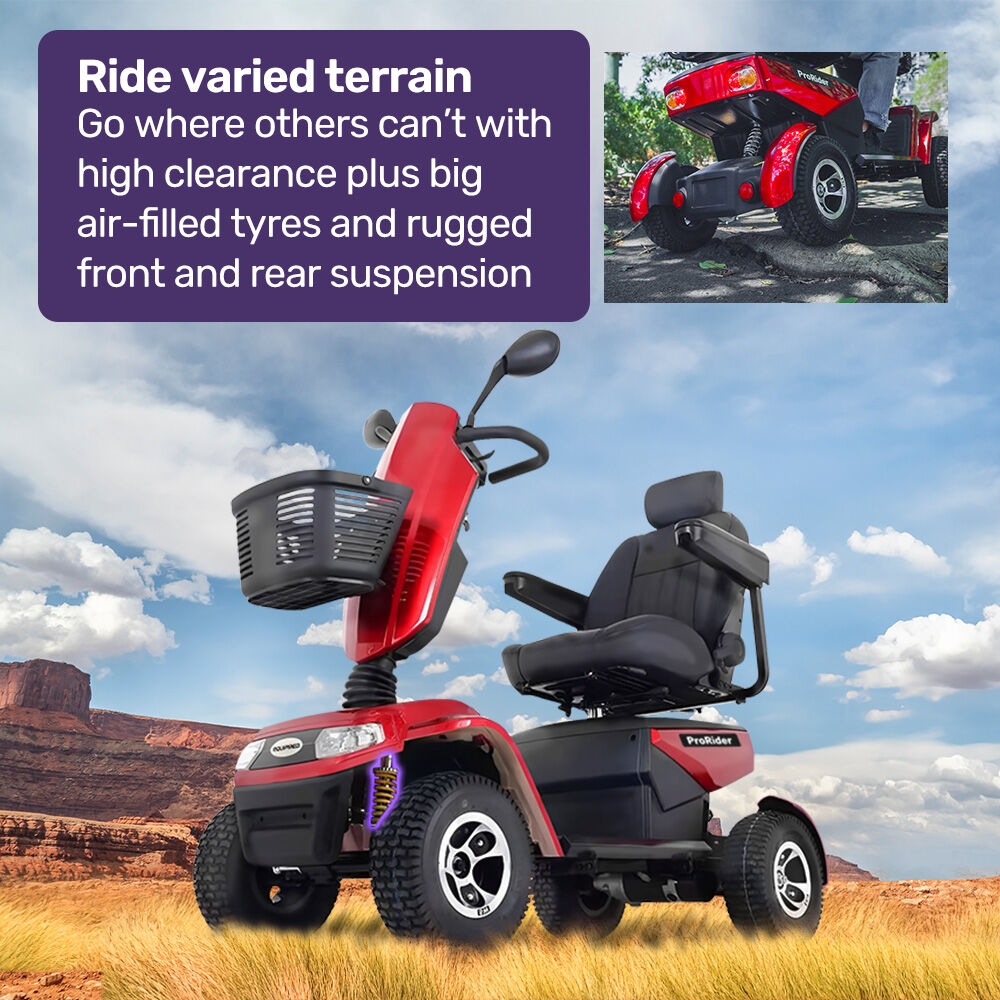 Equipmed ProRider Ultra Large-sized, High Power, Strong Climber, Varied Terrain, 200kg Capacity Mobility V219-HMBMSCEQ9RDA