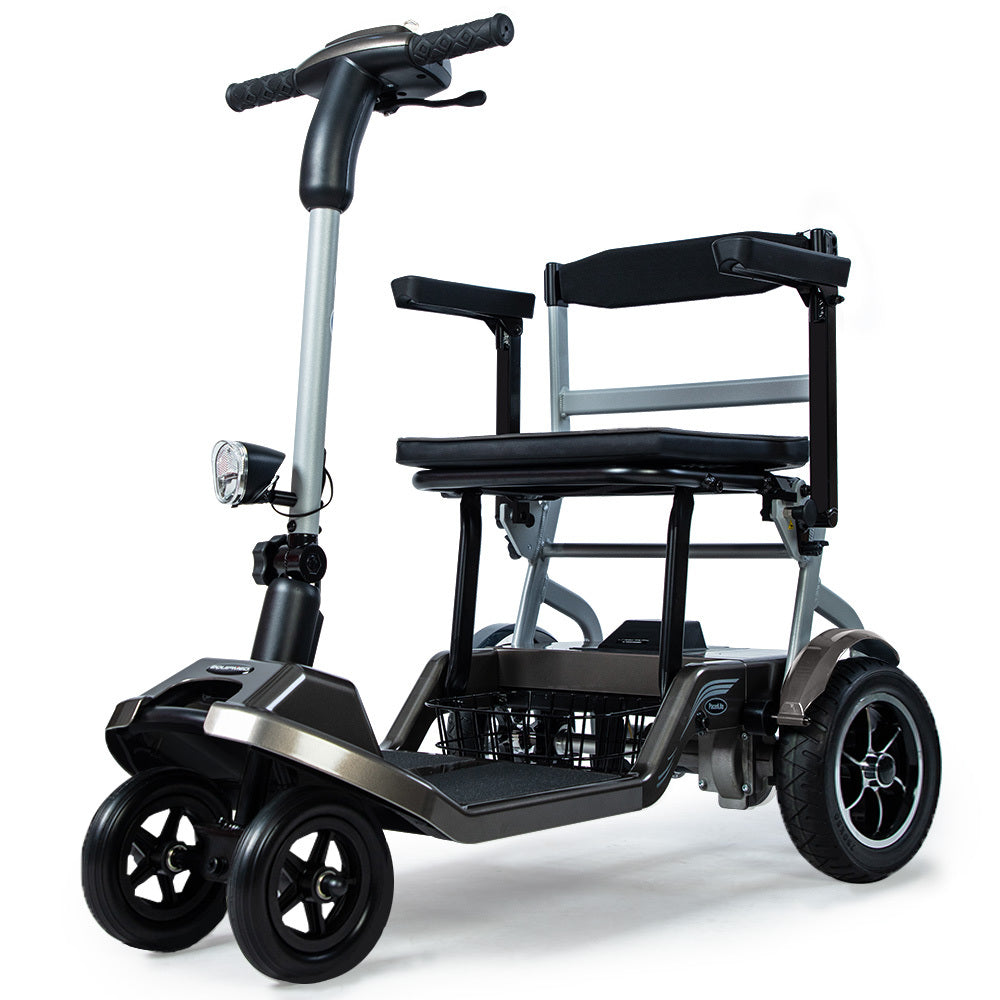 EQUIPMED Ultra-Lightweight Folding Electric Mobility Scooter, 19kg with Battery Removed, 120kg Capacity, Long V219-HMBMSCEQAL1A