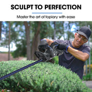 POWERBLADE HH4 20V Cordless Electric Hedge Trimmer Kit, with Lithium Battery and Fast Charger V219-HTMHCSPBHT2A